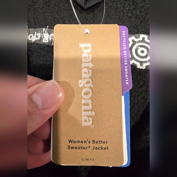 Patagonia Womens Better Sweater Jacket With Logos Size Large - Picture 4 of 13